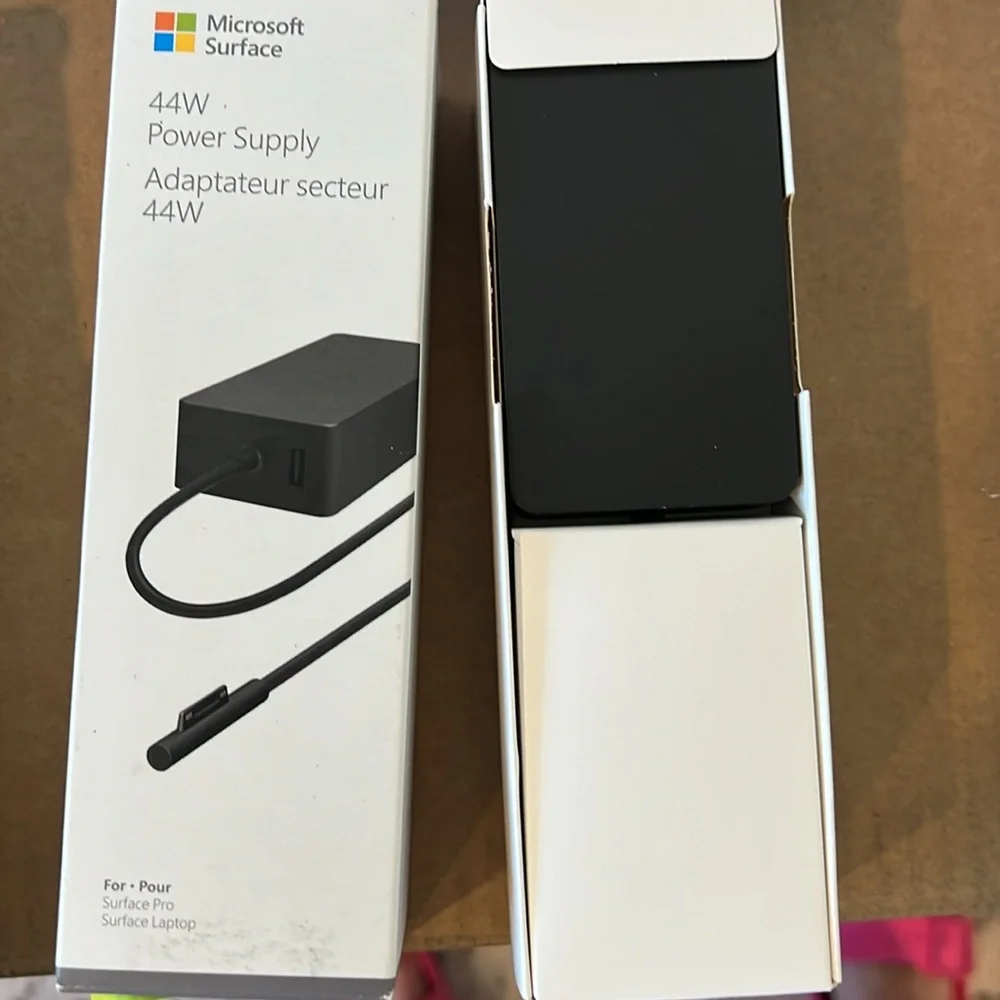 Microsoft Surface 44W charger.